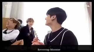 Bikin ngakak para Hyung nya! Jungkook BTS saat meniup balon helium