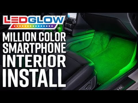 Ledglow How To Install A Million Color Bluetooth Interior Led Lighting Kit