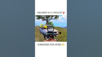DBS NERF IN 3.1 UPDATE #bgmi #pubgmobile #shorts
