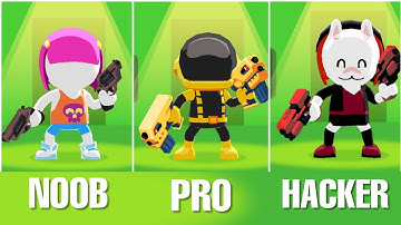 Johnny Trigger Gameplay | NOOB vs PRO vs HACKER