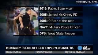 A new video shot by mckinney, texas teen who lives in the neighborhood
where violent pool party incident between police and teens happened,
provides mo...