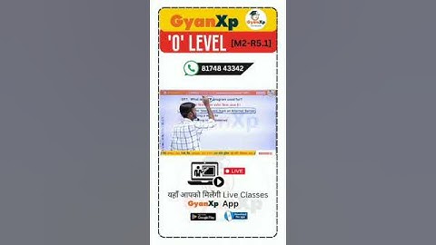 Web Designing M2-R5.1 Important MCQs || O Level JAN 2025 || GyanXp
