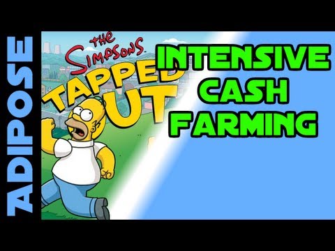 Simpsons Tapped out-Intensive Cash Farming