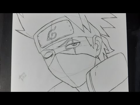 como desenhar o Kakashi #desenharanimes