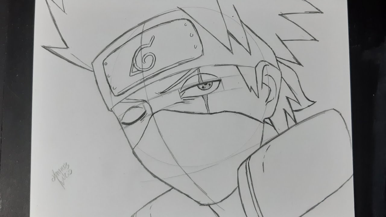 como desenhar o Kakashi #desenharanimes