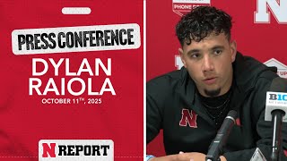 Nebraska QB Dylan Raiola | Maryland Post-Game Press Conferences (10/11/25)