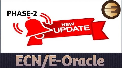 Phase II withdrawals E-Oracle/ECN