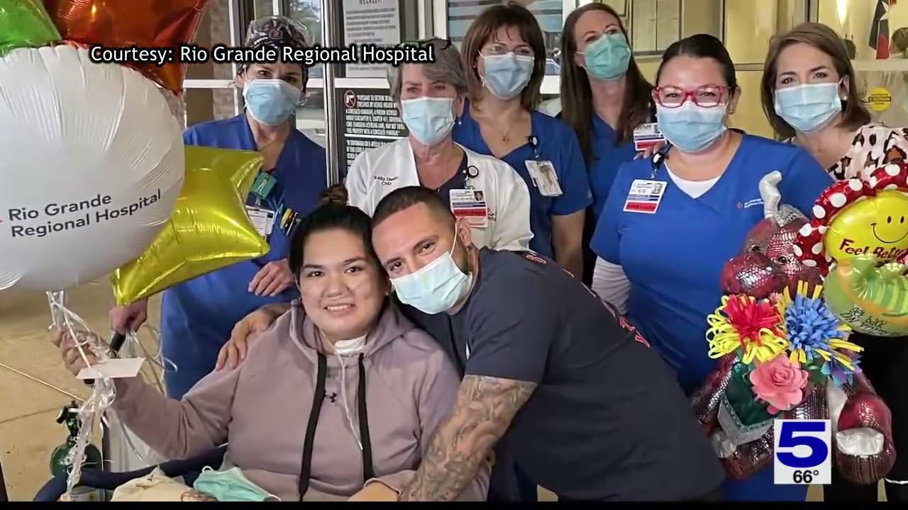 McAllen woman released from the hospital after battling Covid for nearly 100 days