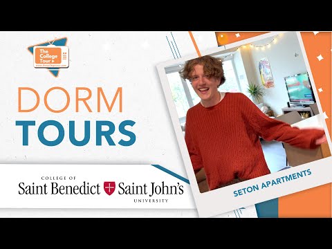 Dorm Tours - Saint John&#039;s University (CSBSJU) - Seton Apartments