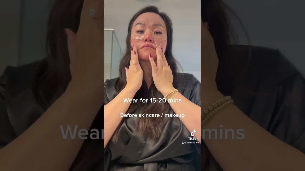 Silicone face patches routine ✨