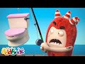 Ayo Memancing Sampah! 🎣✨ | Oddbods | Cute Cartoons for Kids @Oddbods Malay