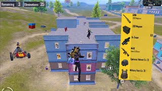 Wow😱MY NEW BEST LANDING IN SKY with PINEAPPLE SET🔥pubg mobile bgmi