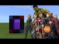 PORTAL to the AVENGERS Infinity War Dimension | Minecraft PE