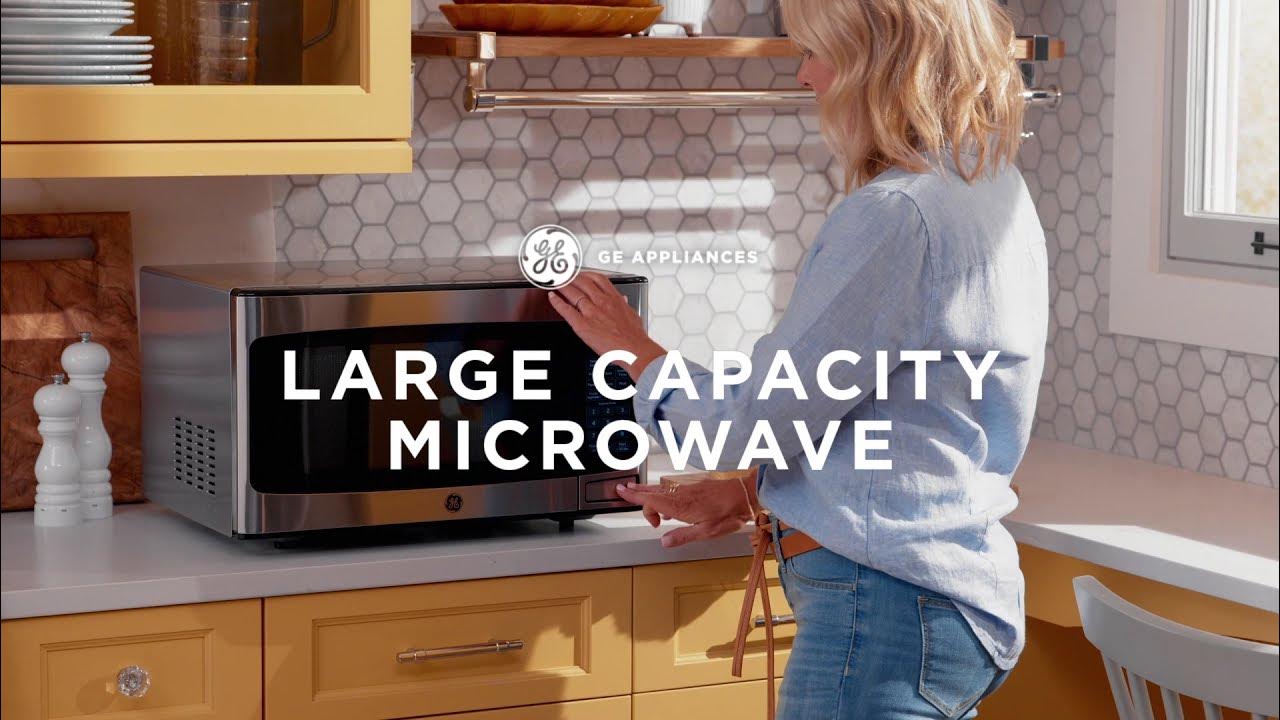 GE Appliances Large Capacity Countertop Microwave YouTube