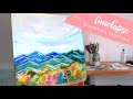 Acrylic Mountain Painting Timelapse