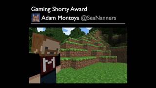 Adam Montoya (@SeaNanners) Accepts the #Gaming Shorty Award