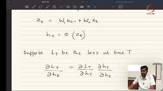 Lec 46 Back Prapogation in RNNs and Vanishing Gradients Problem