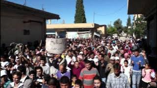 Dissident demonstration in Amudah (Amûdê, Syria) - October 21, 2011 www.kurdwatch.org