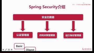 2 1 Spring Security权限管理框架介绍
