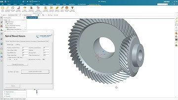 Spiral Bevel Gear Part1   Spiral Bevel Gear Modeling