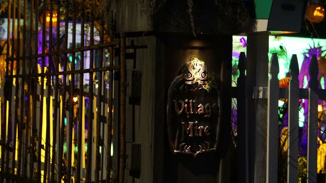 Spooky Season 2025 @ The Village Mire #halloween #yardhaunt #homehaunt #halloweendecoration