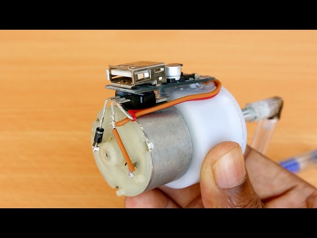 Emergency Mobile Charger Using DC Motor : 3 Steps (with Pictures) -  Instructables