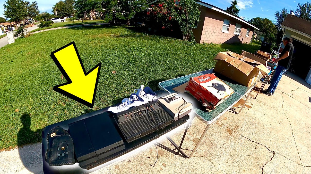 Look at this Garage Sale SCORE! - YouTube