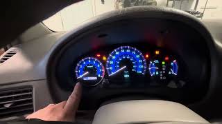 Resetting or Turning off the Maintenance Light on a Toyota Sienna