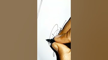 I Signature | Letter Of I Stylish Signature  | Callygraphy Writing | #viral #youtubeshorts #shorts