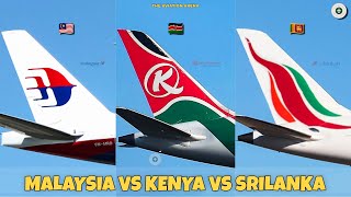 Malaysia Airlines Vs Kenya Airways Vs Srilankan Airlines Comparison 2024! 🇲🇾 Vs 🇰🇪 Vs 🇱🇰