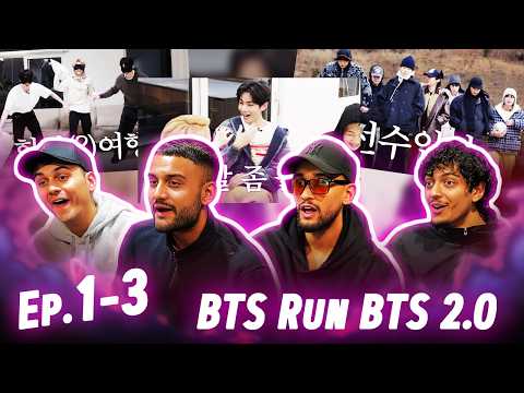 OUR FIRST TIME WATCHING RUN BTS 2.0 - BTS's TRIP EP. 1 - 3