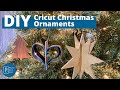 DIY Cricut Christmas Ornaments