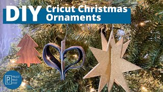 DIY Cricut Christmas Ornaments