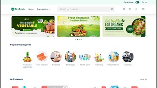 Fully Funtional Dynamic Ecommerce With Dashboard 1