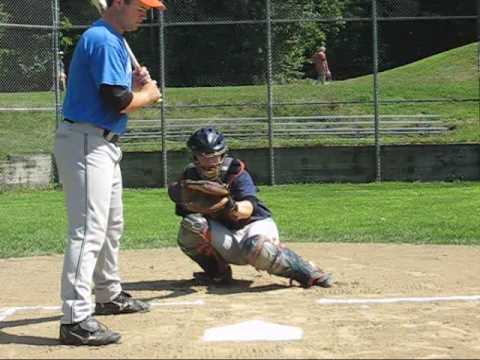 catcher stance catchers proper receiving knee savers