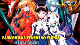 Zankoku Na Tenshi no Thesis (Evangelion opening) cover latino by Jessica Toledo chords