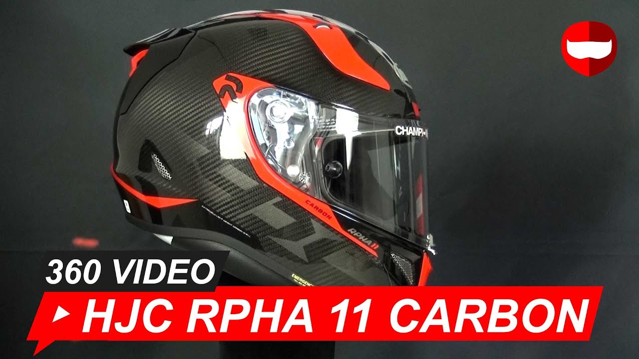 HJC RPHA 11 Carbon Bleer Helmet - Black/Red