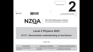 2023 NCEA Level 2 Physics Mechanics Full Walkthrough