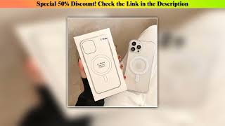 Hands-on Original Clear Magsafe Magnetic Wireless Charging Animation Case For iPhone 16 15 14 13 12