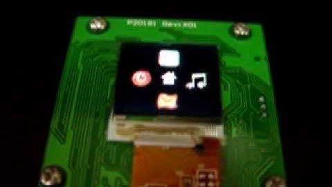 PMOLED with Touch Demo - Icons