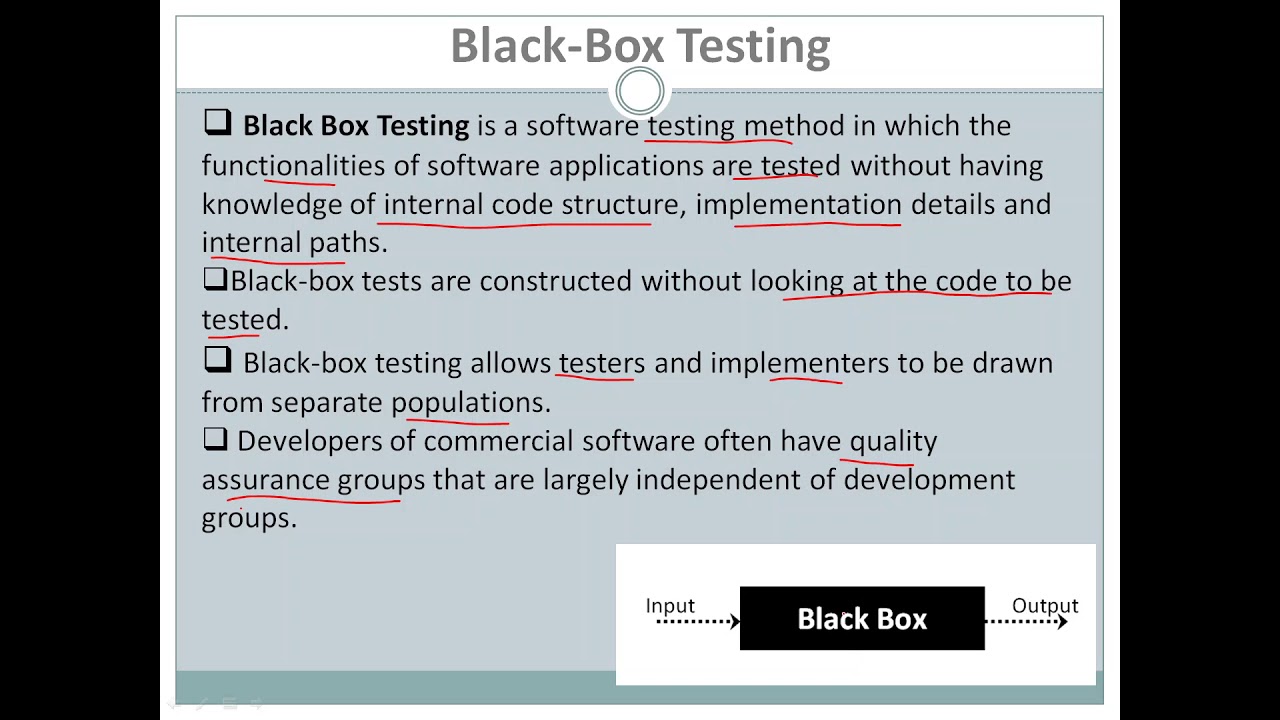 PYTHON session 33 black box testing || Specifications based testing ...