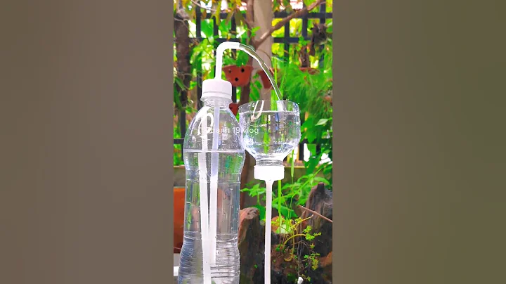 Making a fountain without electricity is simple at home - DEMO | #short