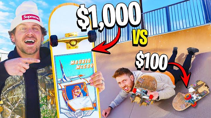 $1,000 vs $100 Skateboards! *Budget Challenge*