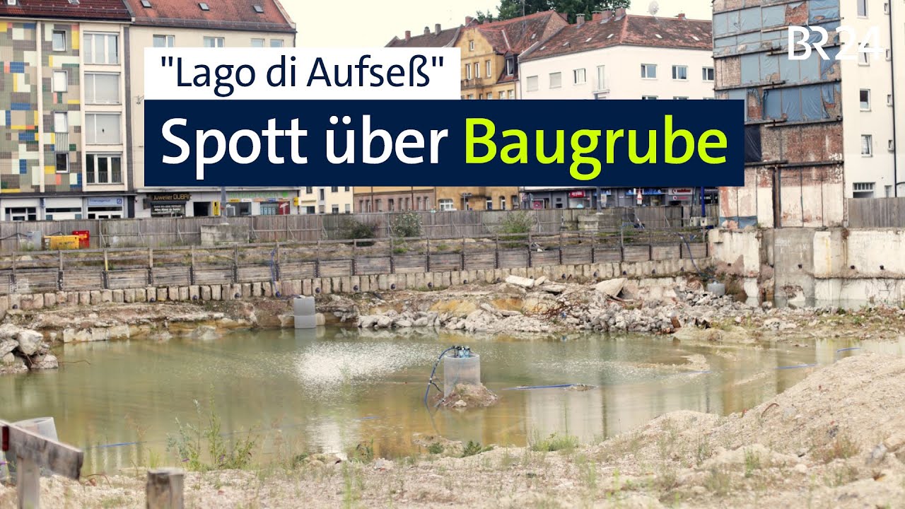 Genervte Anwohner und Spott im Netz über Baugrube 