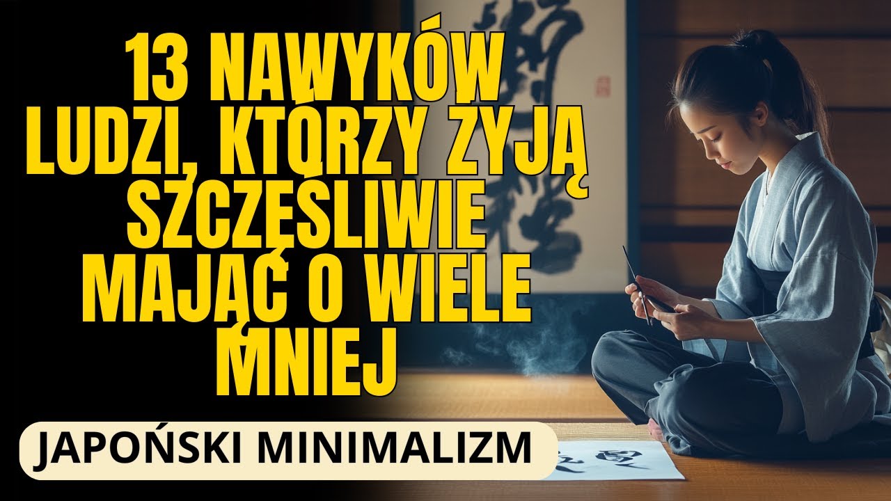 13 NAWYKÓW LUDZI, KTÓRZY ŻYJĄ SZCZĘŚLIWIE MAJĄC O WIELE MNIEJ