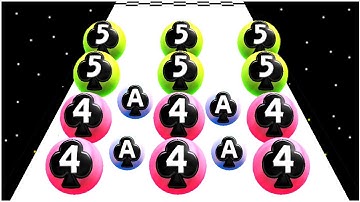 Card Run - 2048 Card Runner - Gameplay Walkthrough - Max Levels (Lvl 81-100)