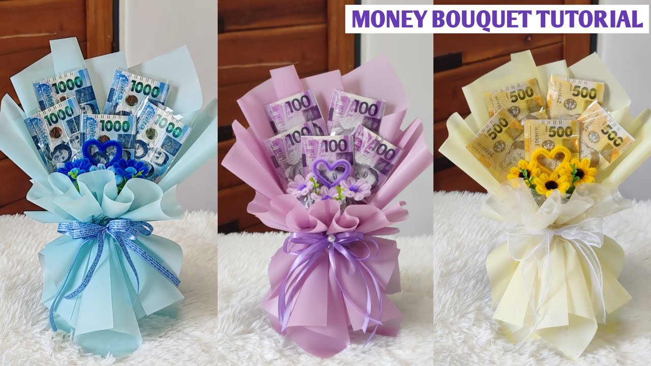 Easy Money Bouquet Tutorial #moneybouquet #moneybouquettutorial