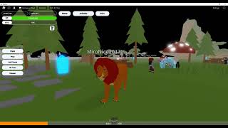 Lion King and Simba in Roblox