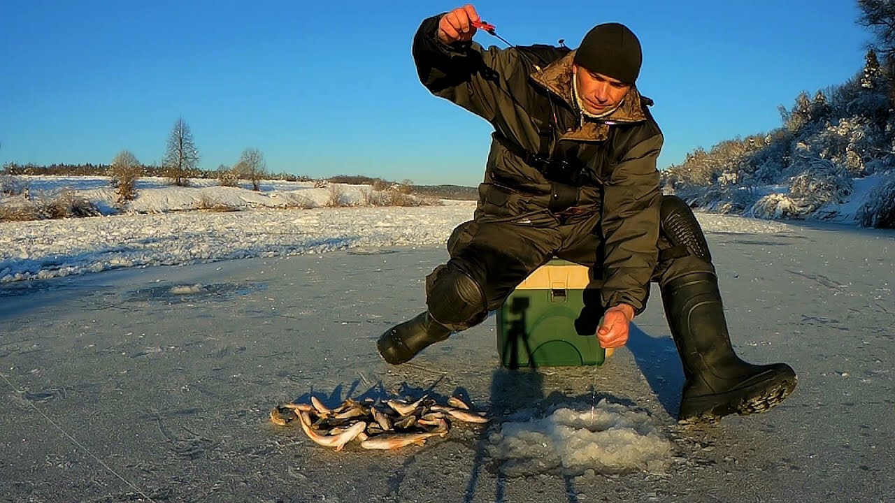 Зимняя рыбалка на оке