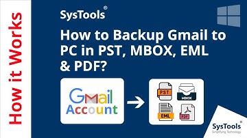 Gmail Backup Tool by SysTools | Save Gmail Emails in PST, MBOX, EML & PDF